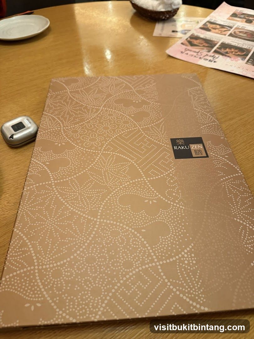 RAKUZEN Menu