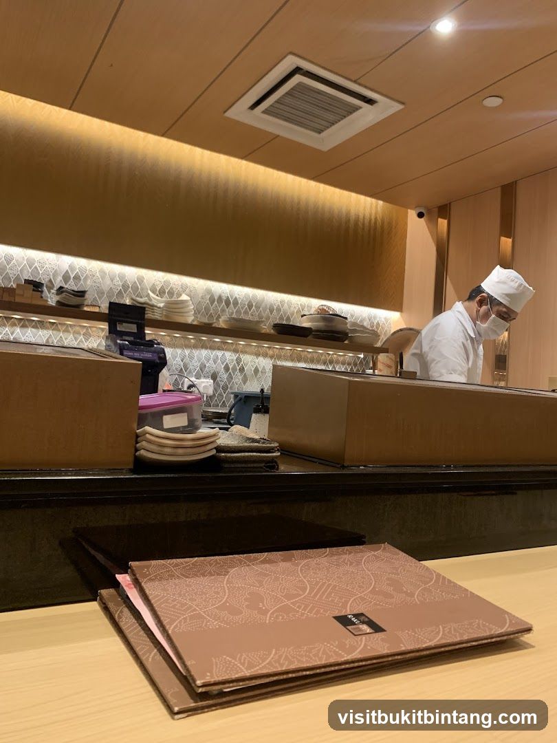 Sushi Restaurant Counter