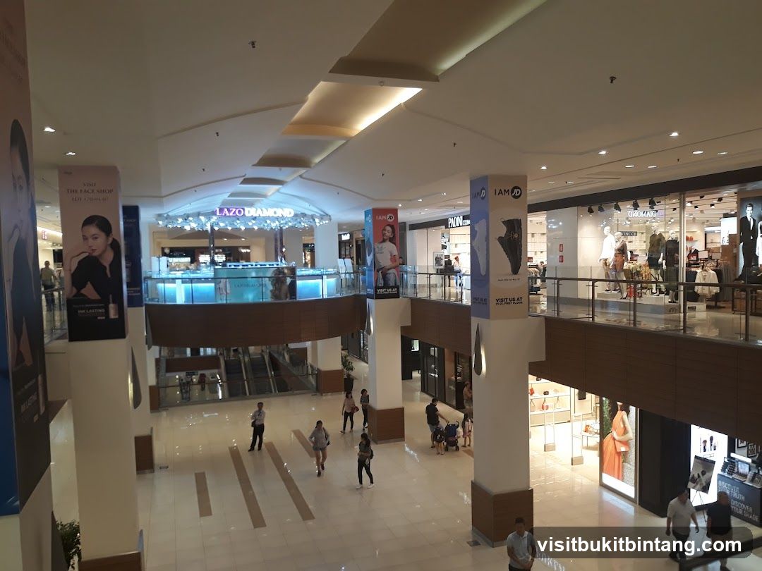 Mall Interior with Shops
