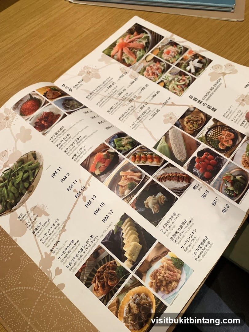 Japanese Menu