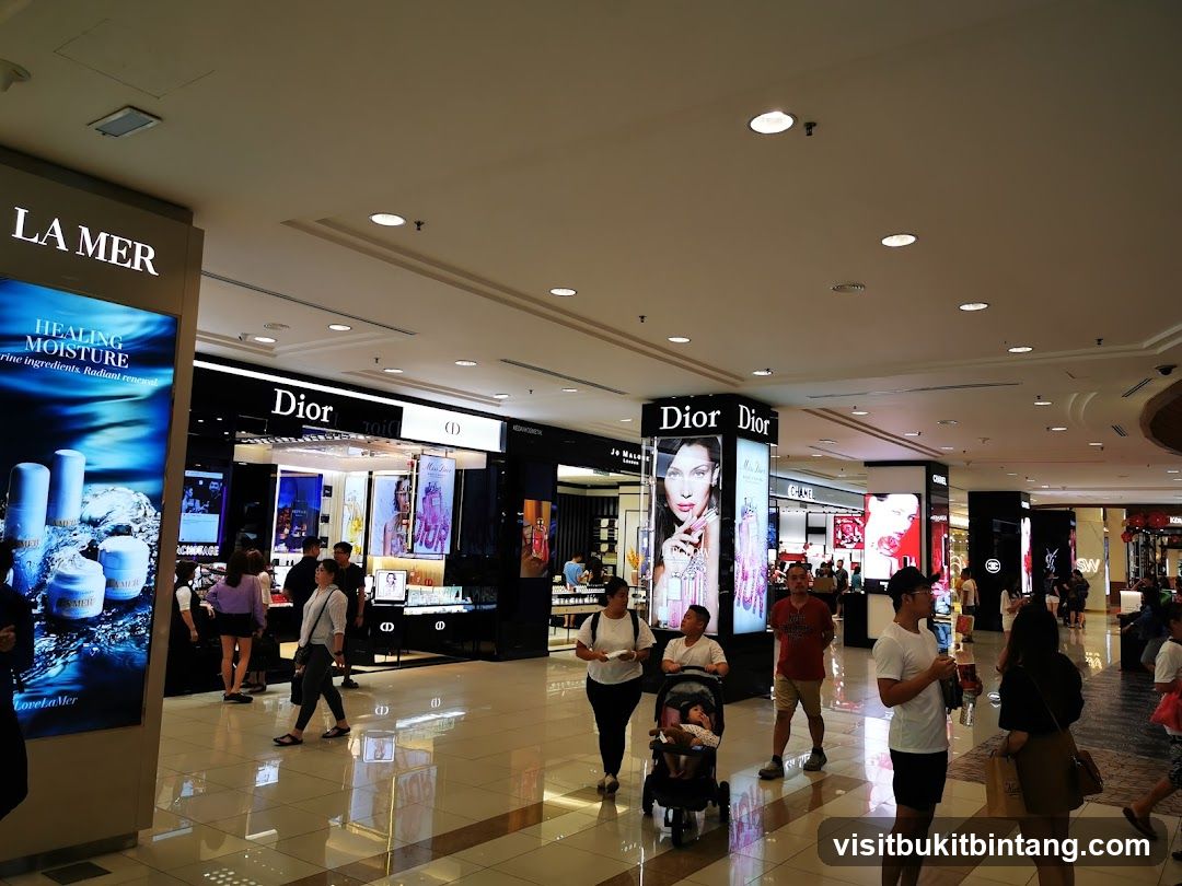 Cosmetic Stores in a Mall