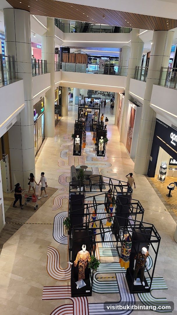 Mall Interior with Displays