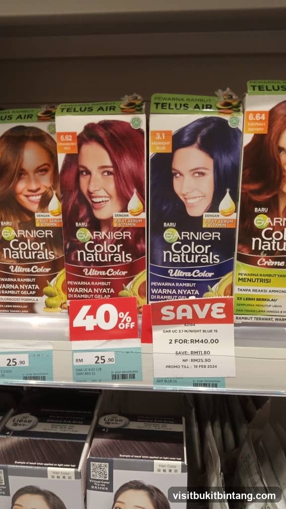 Garnier Color Naturals Hair Dye Promotion