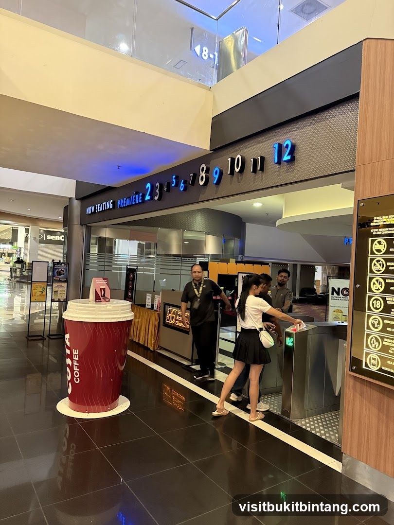 Cinema Entrance with Costa Coffee Display