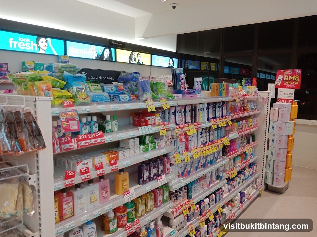 Health and Beauty Products Display