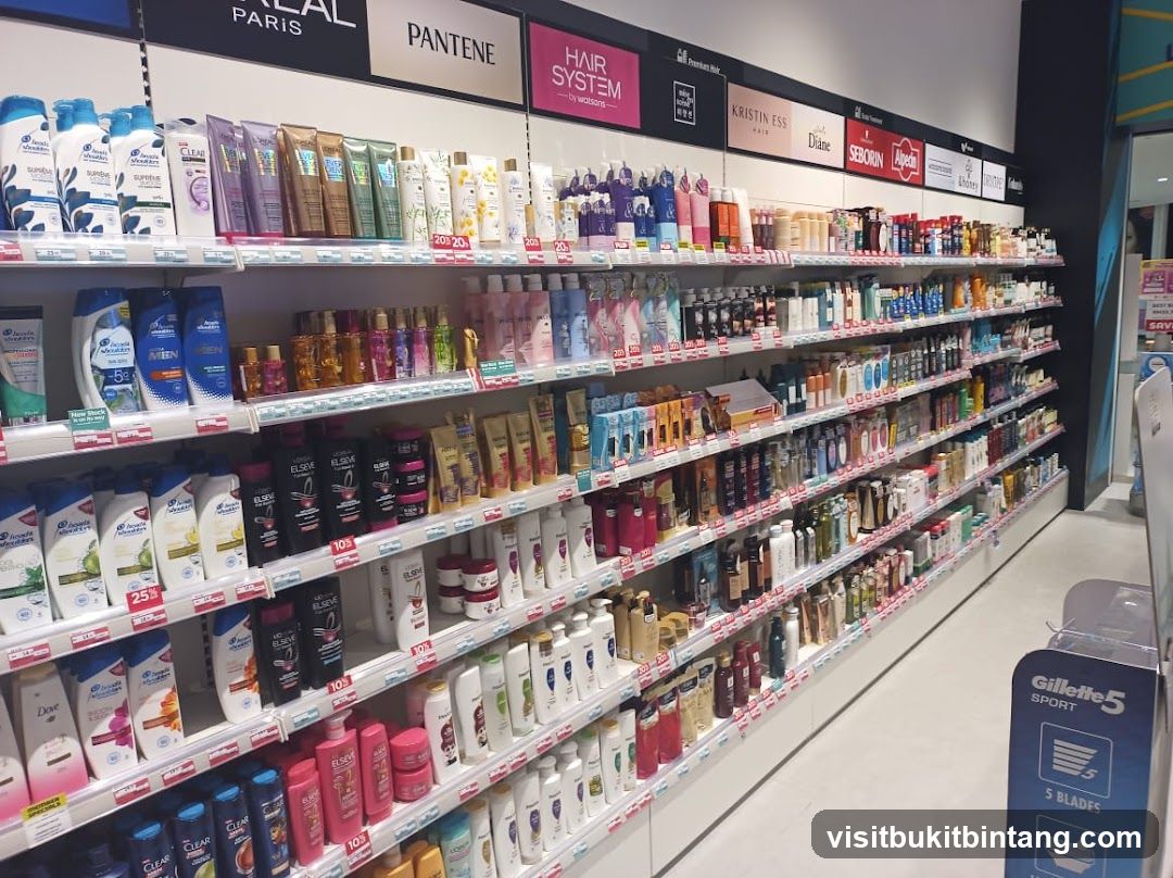 Health and Beauty Products Aisle