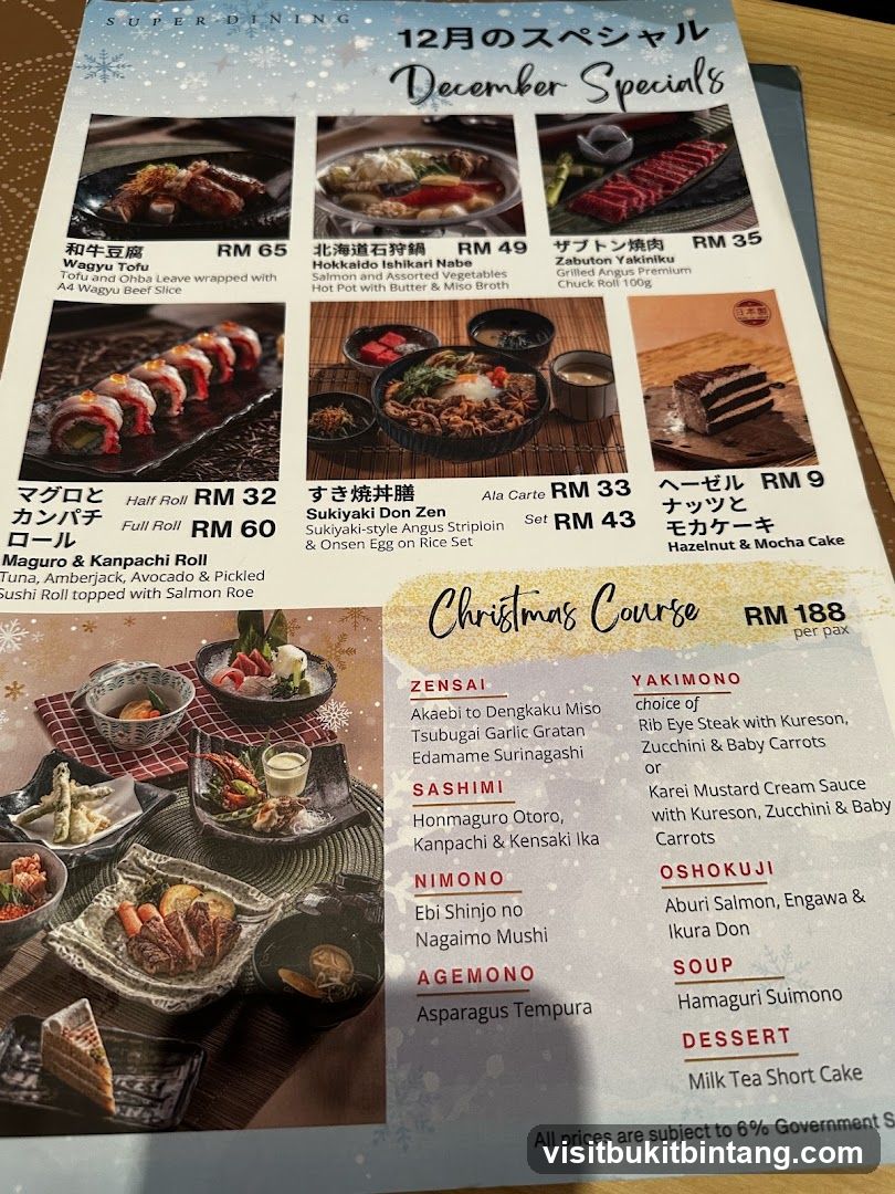 December Specials