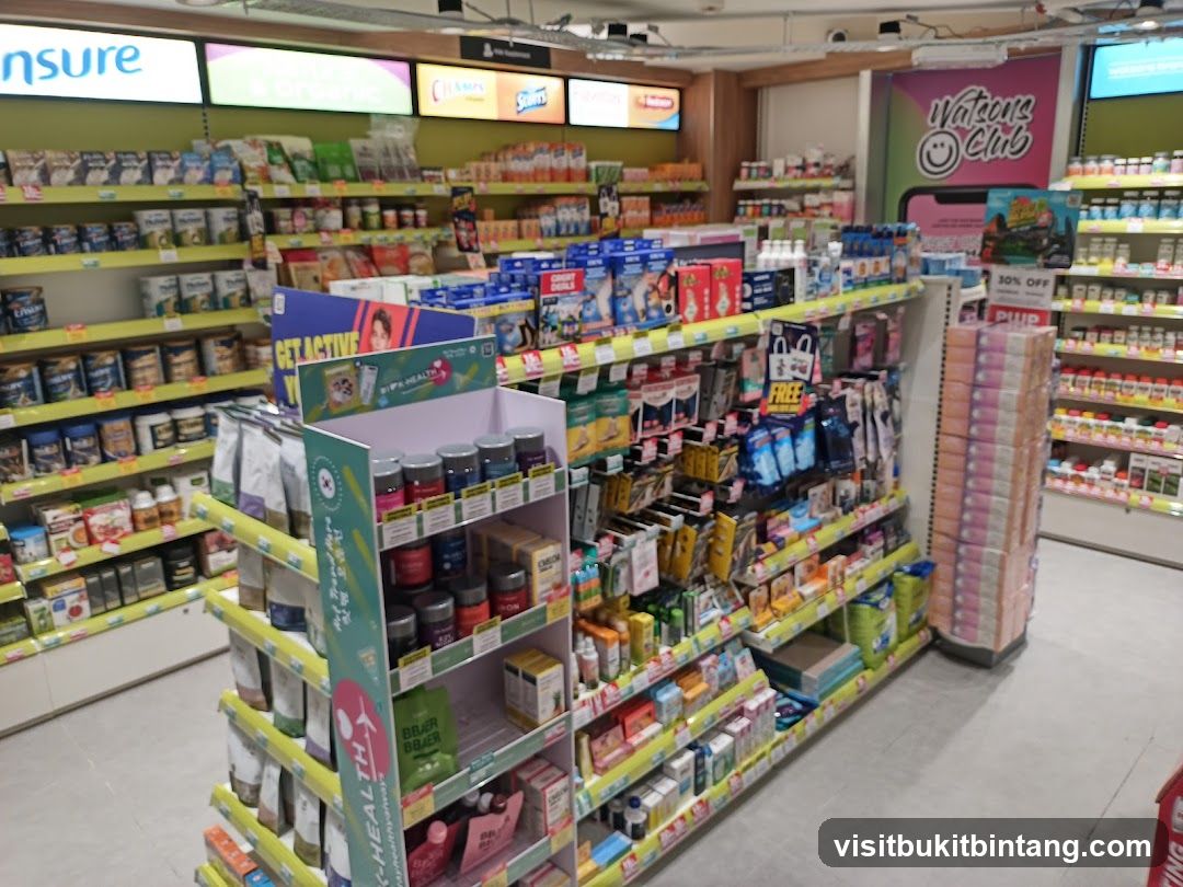 Health and Beauty Products Aisle