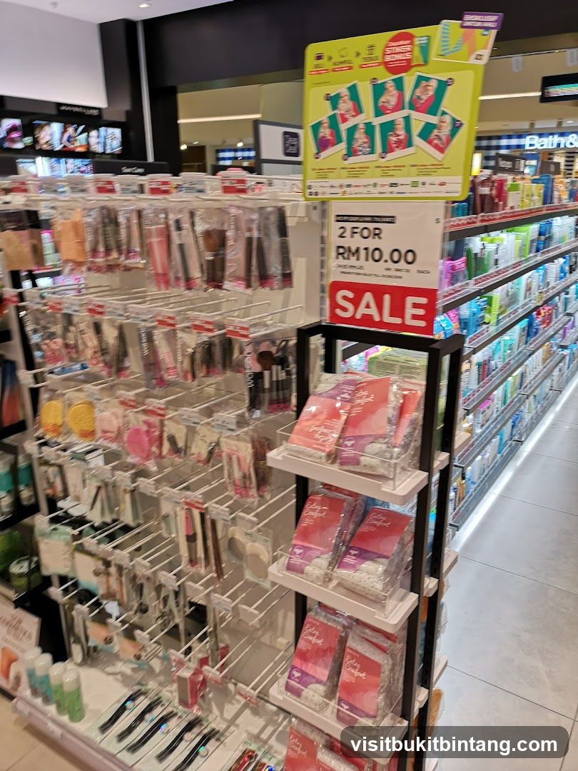 Cosmetics and Personal Care Products Display