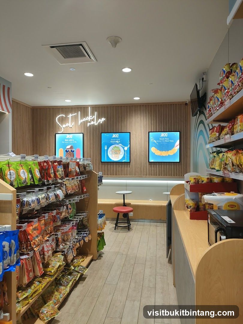 Snack Store Interior