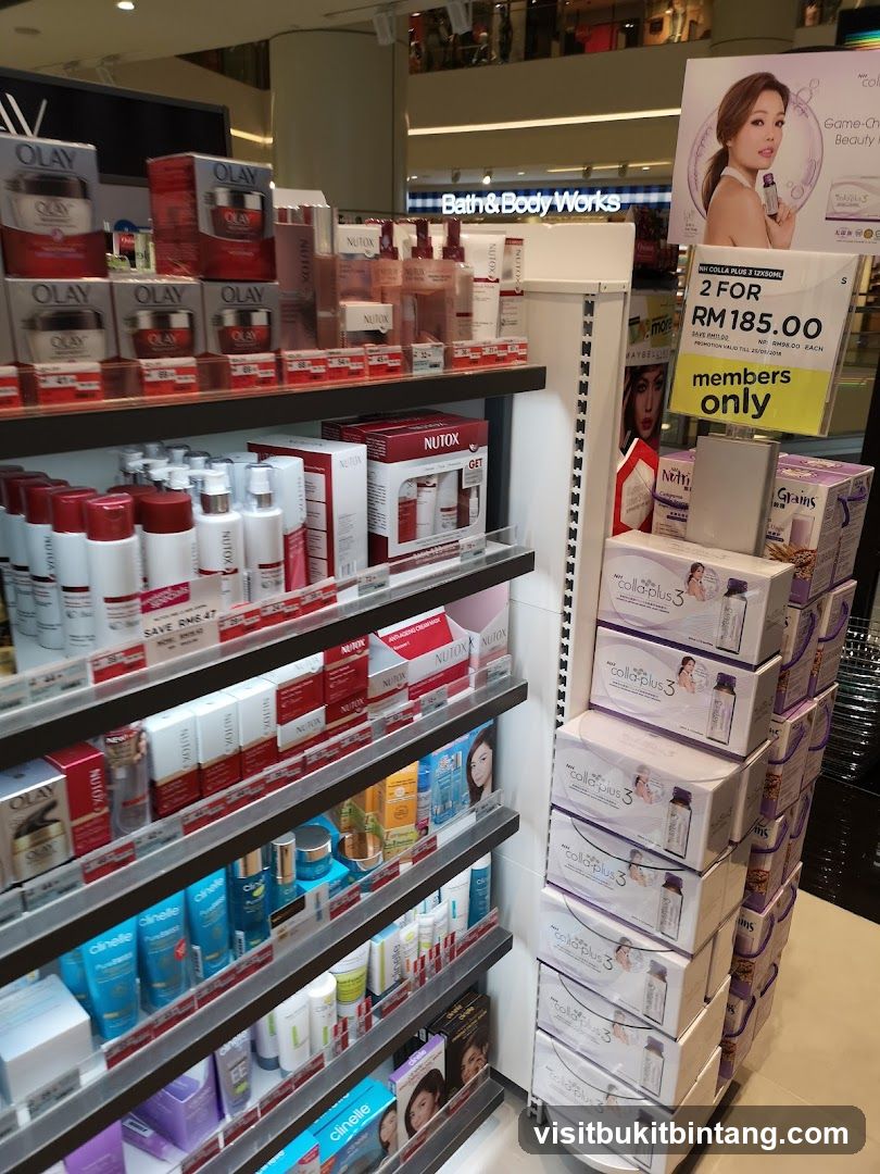 Skincare Products Display