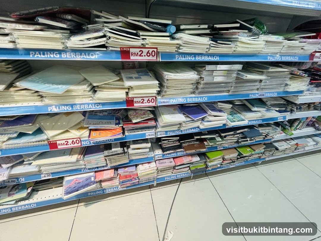 Notebooks on Shelves