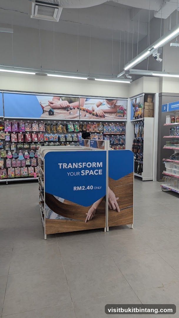 Store Display with Promotional Sign