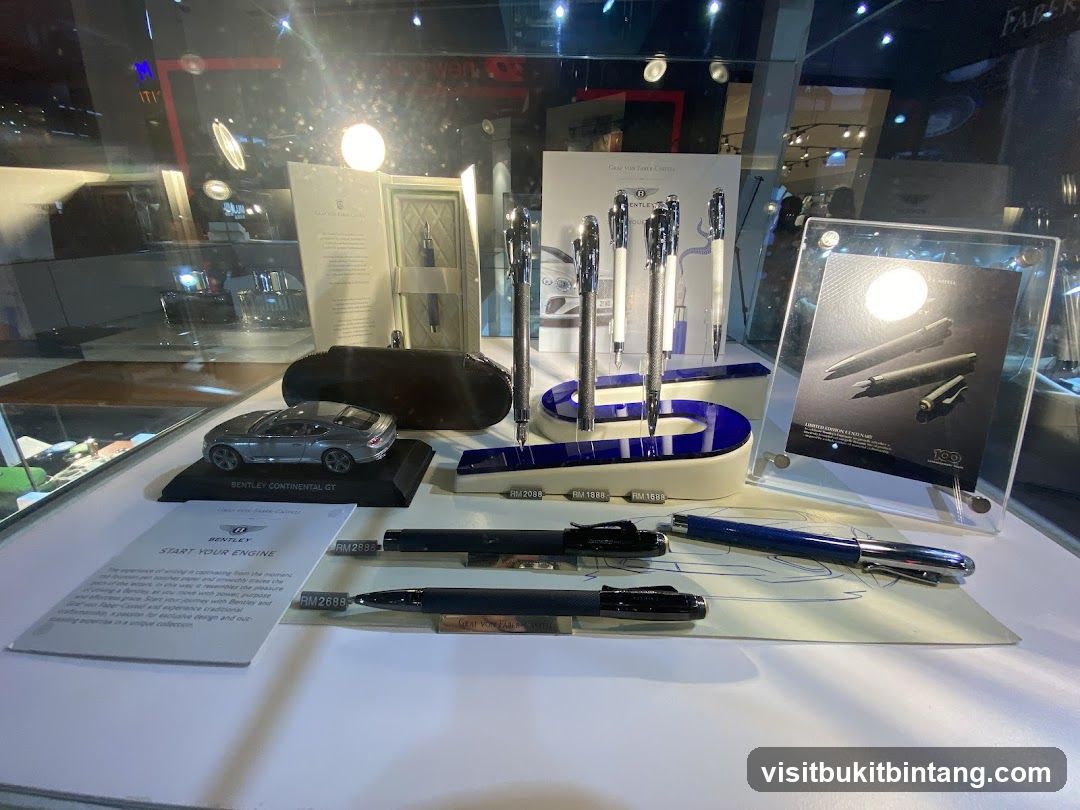 Bentley Pens Display