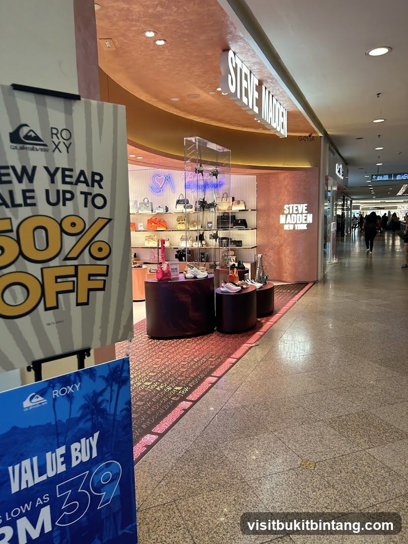 Steve Madden Storefront with Sale Signage