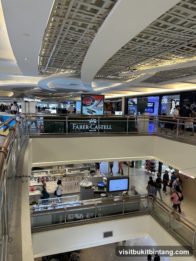 Interior of a shopping mall