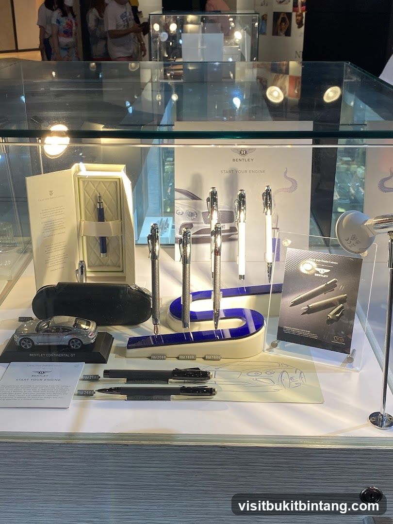 Bentley Pens Display