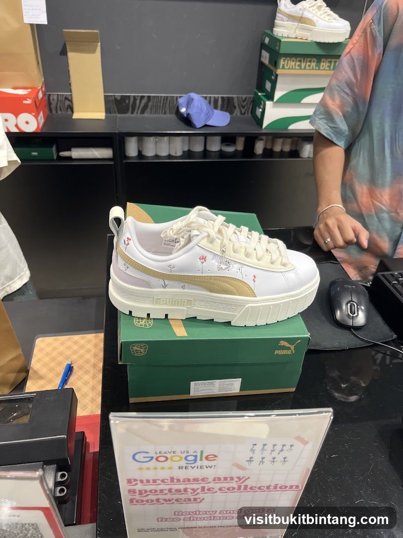 Puma Shoe Display