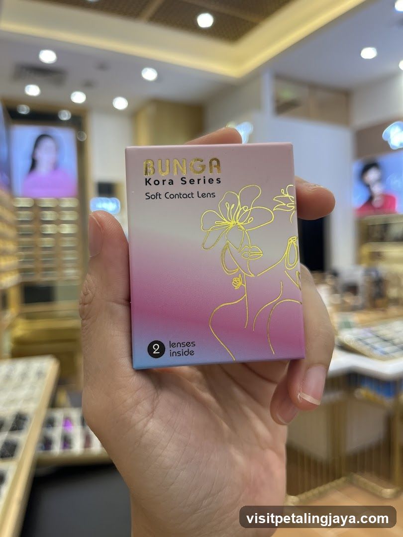 Bunga Kora Series Soft Contact Lens Box
