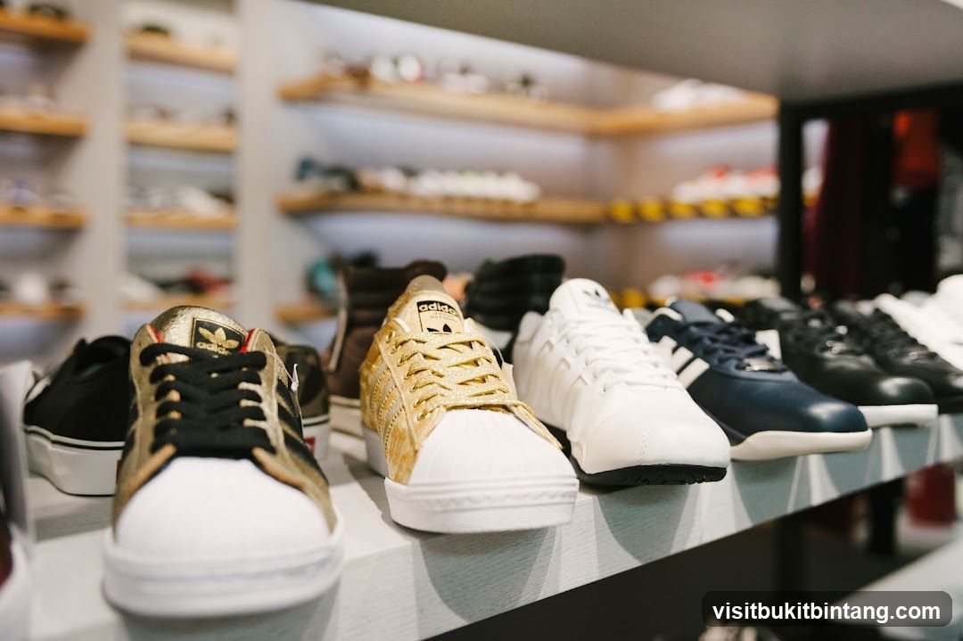 Adidas Sneakers on Display