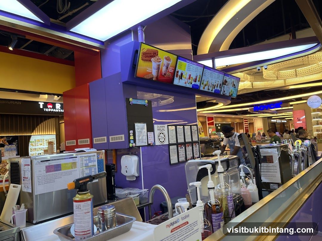 Bubble Tea Shop Counter