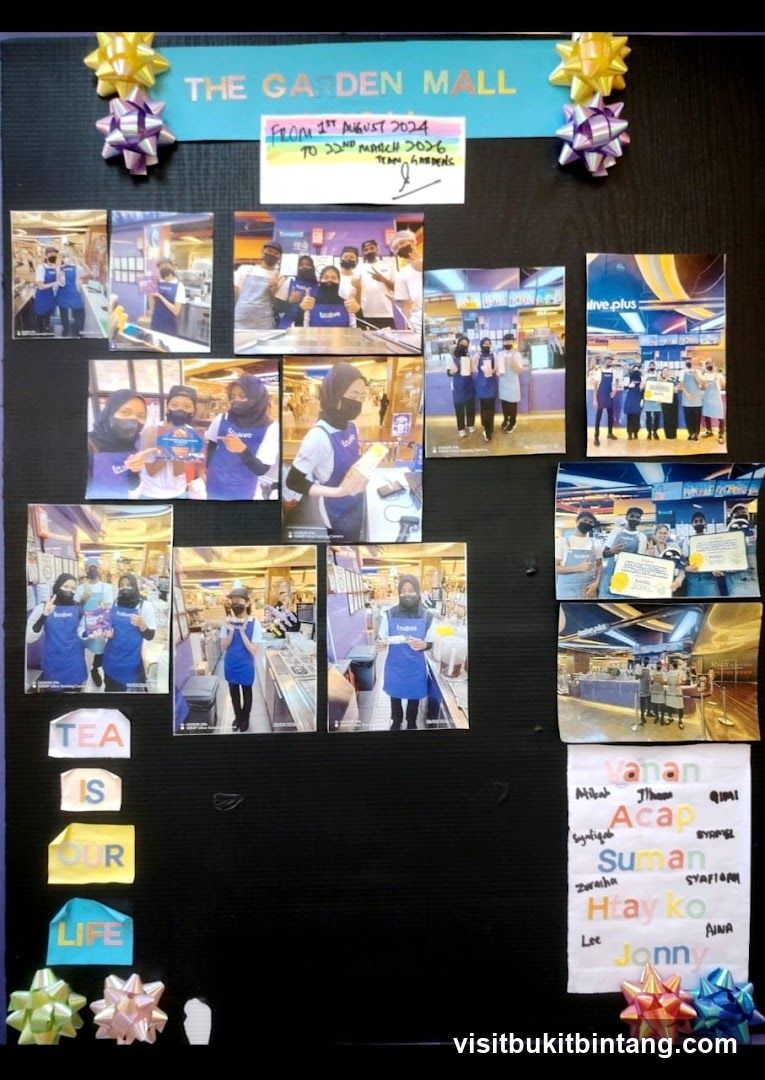 The Garden Mall Team Display