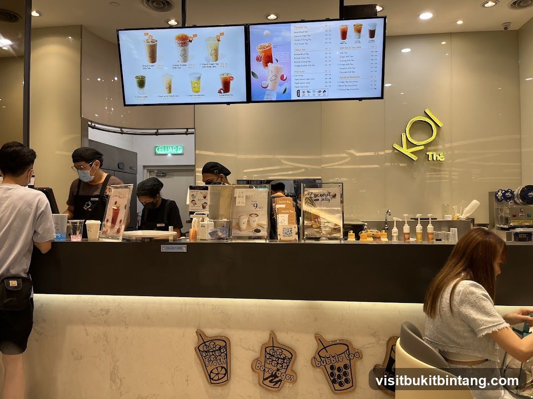 Bubble Tea Shop Counter