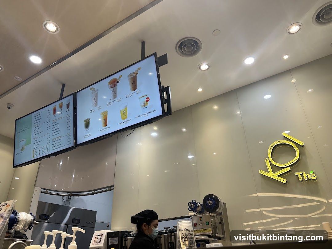 Bubble Tea Menu