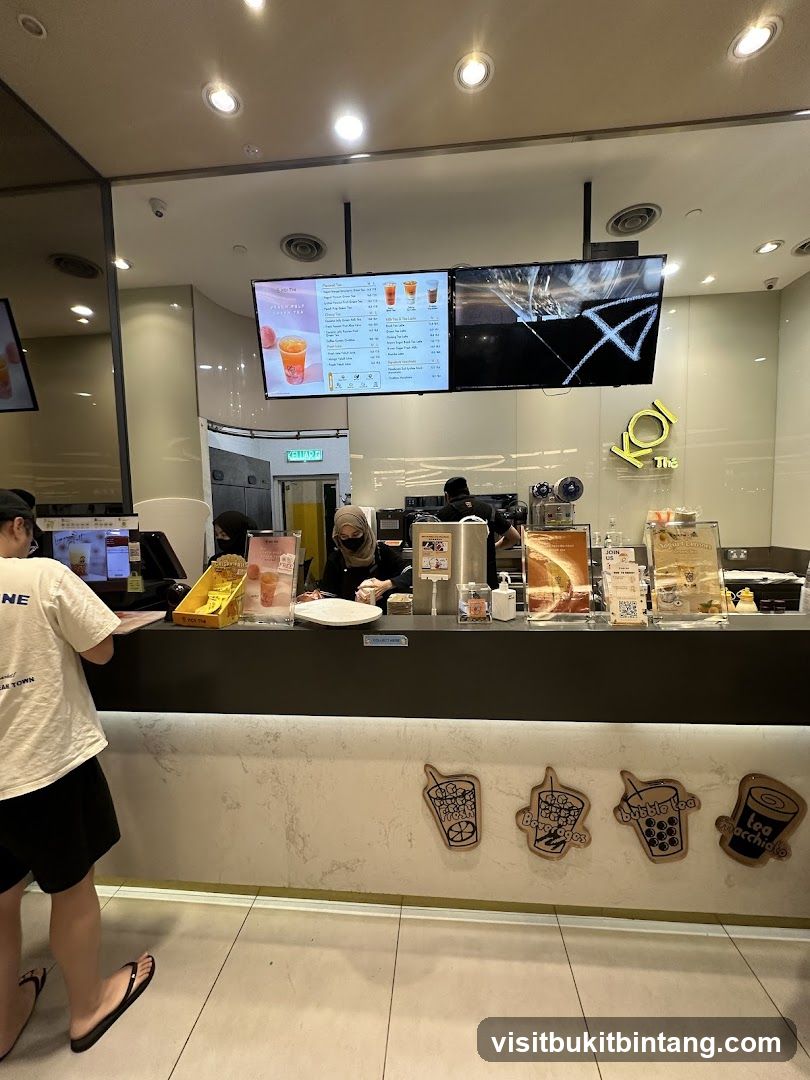 Bubble Tea Shop Counter