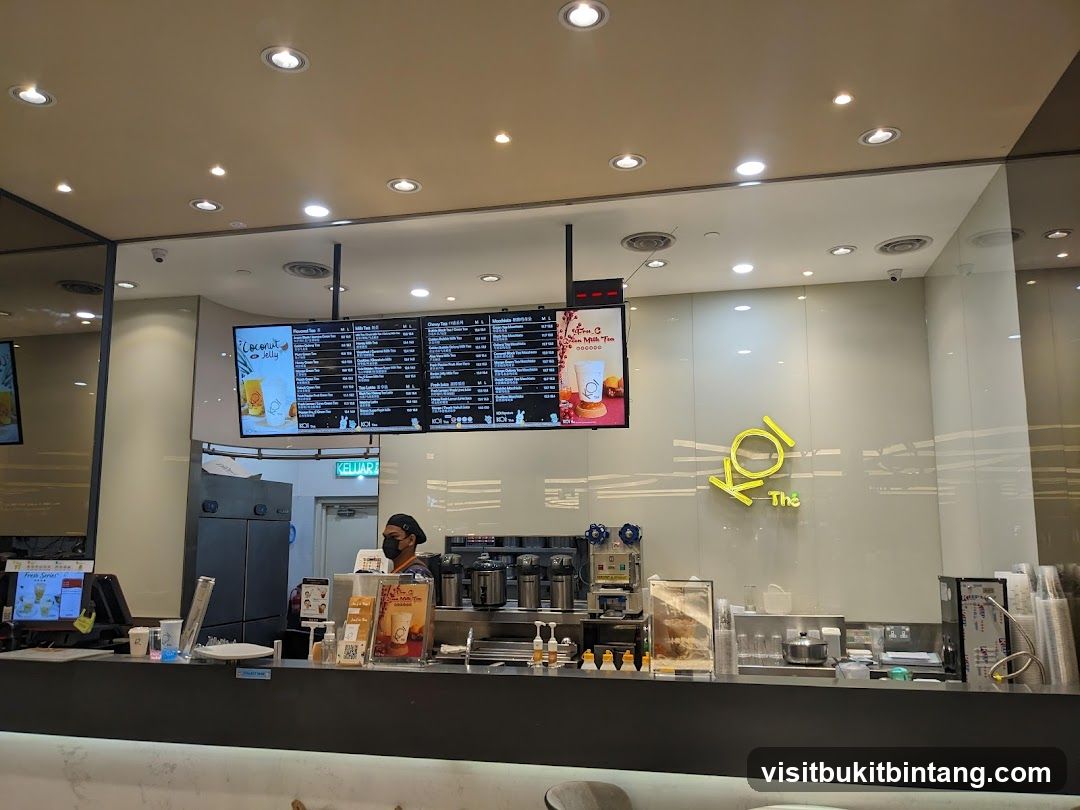 Bubble Tea Shop Counter
