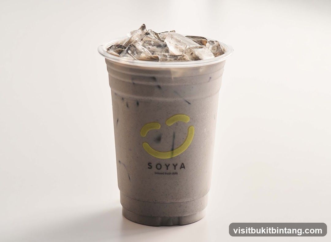 Iced Beverage with Soyya Logo