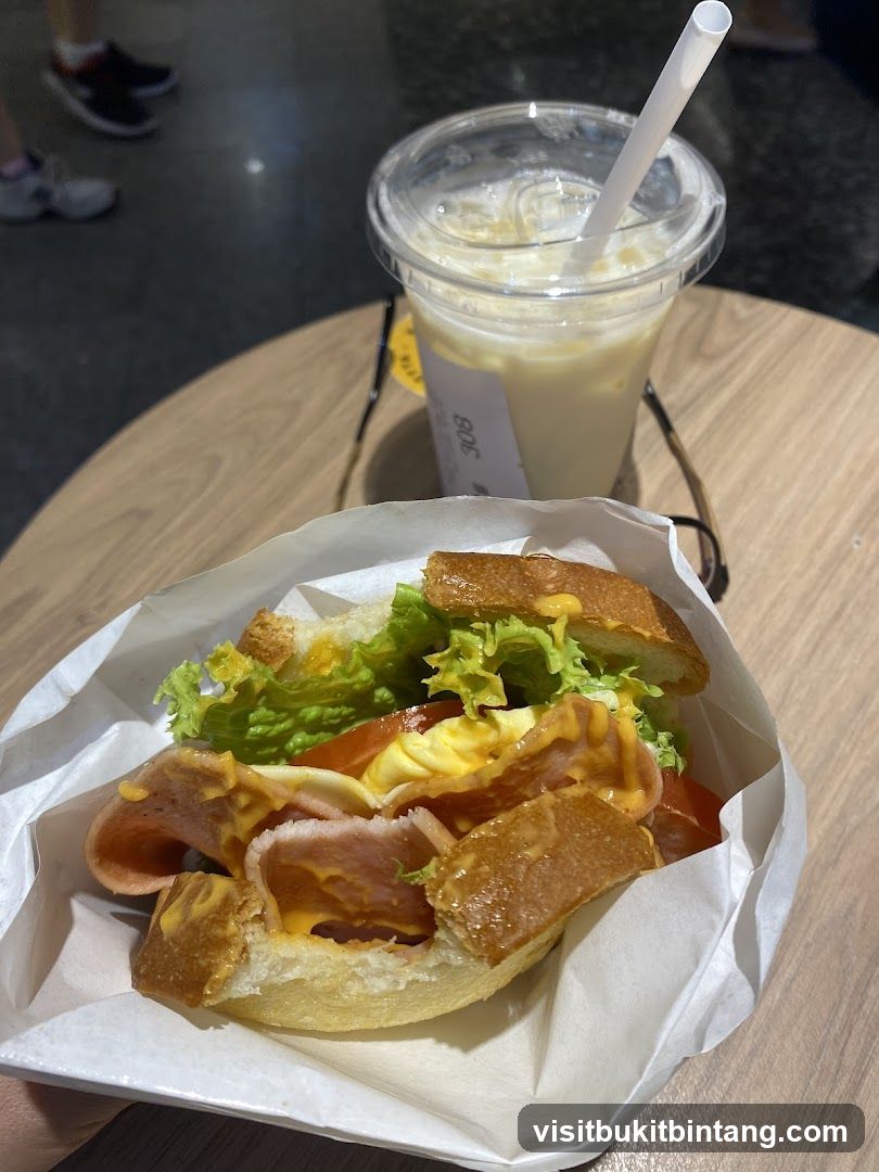Sandwich and Drink