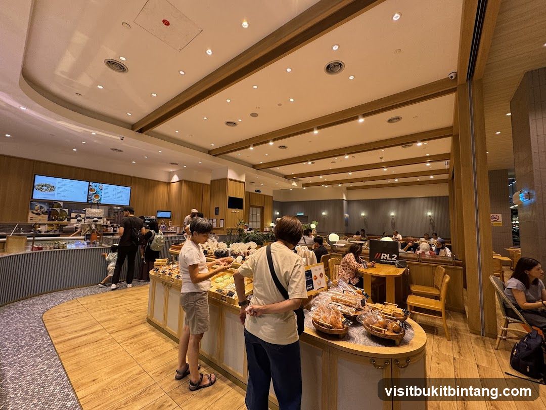 Bakery Interior with Customers