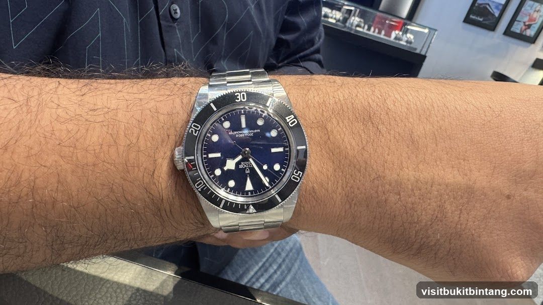 Watch on wrist