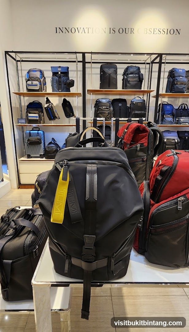 Tumi Backpack Display