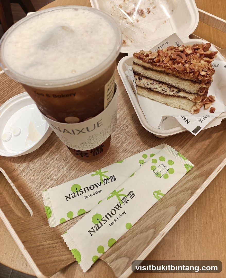 Beverage and Cake