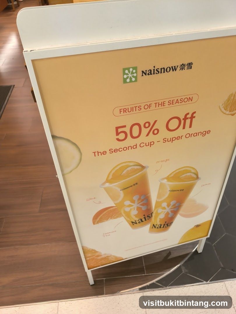 Naisnow 50% Off Super Orange Drink Promotion