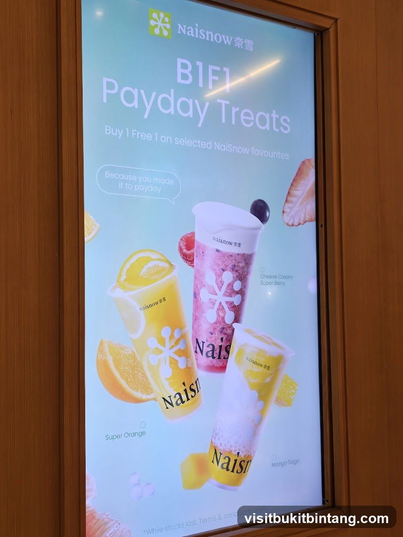 NaiSnow Payday Treats Promotion