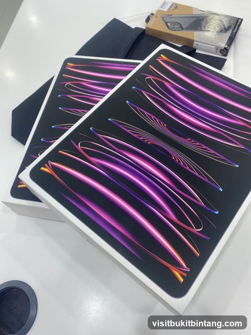 Two iPad Pro boxes