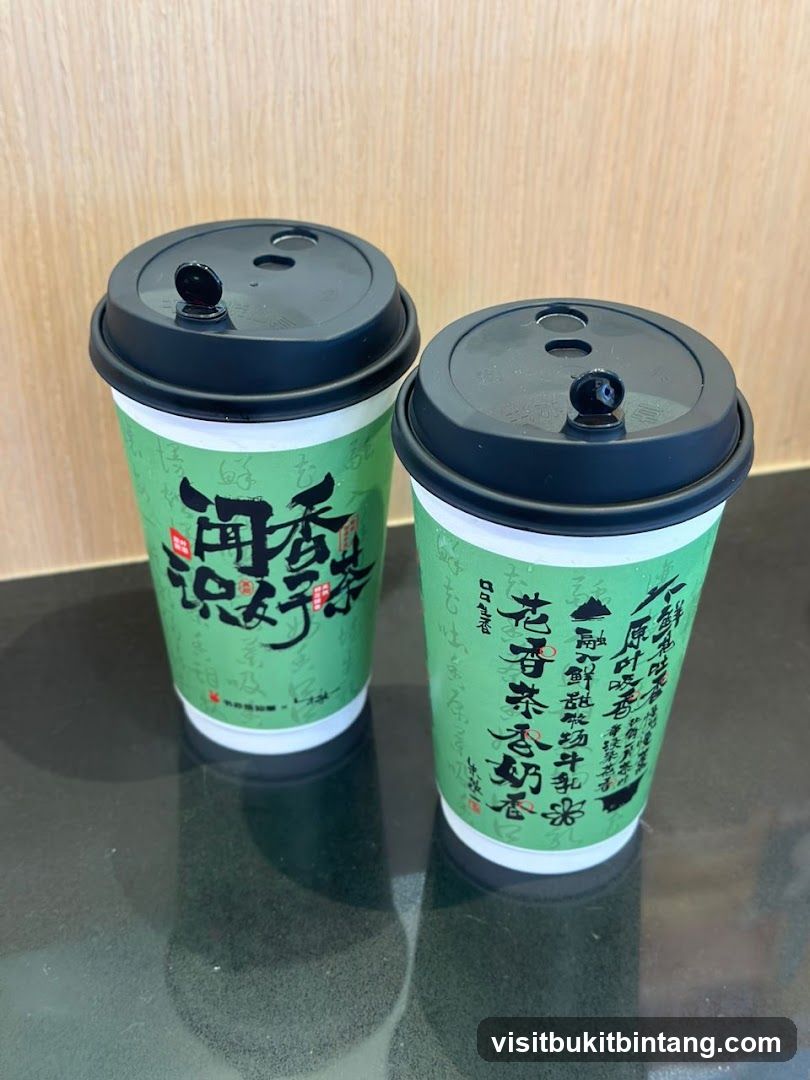 Two Green Tea Cups