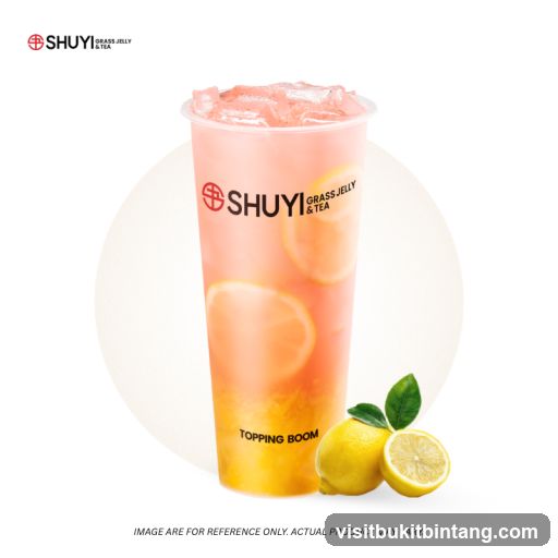 Shuyi Grass Jelly & Tea Drink