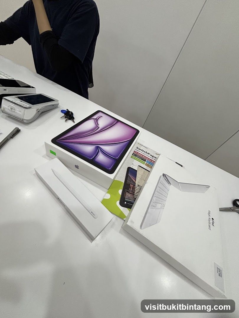 Apple Products on Display