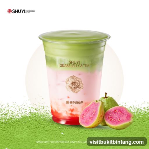 Guava Grass Jelly Drink