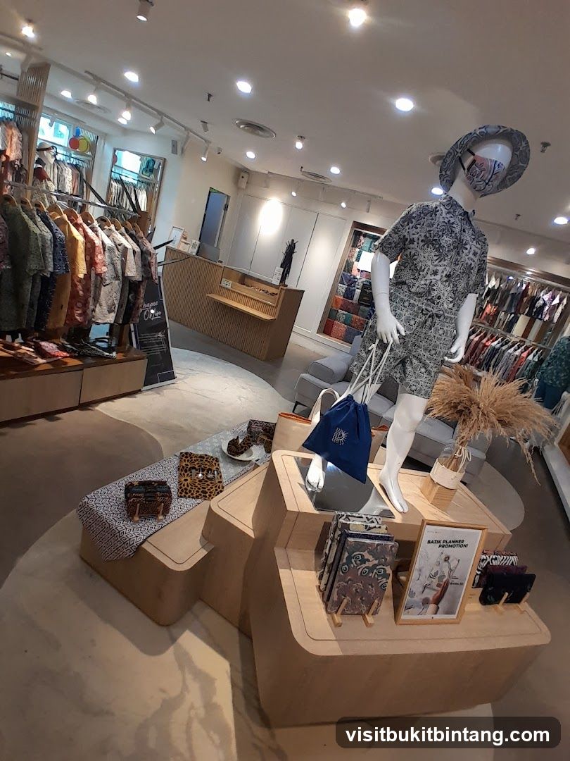 Boutique Interior with Mannequin and Apparel