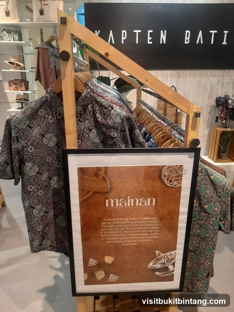 Batik Clothing Display