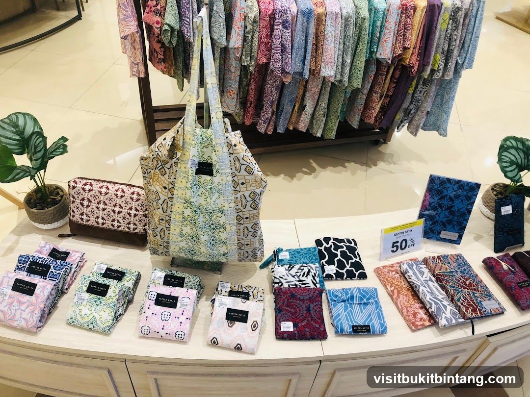 Batik Products Display