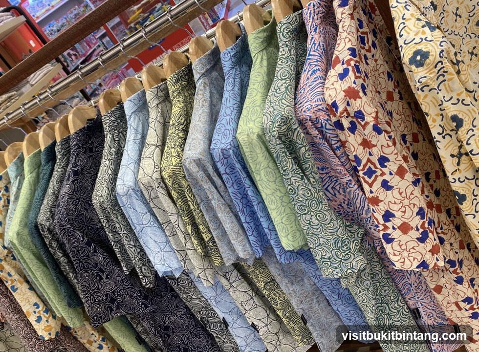 Assortment of Patterned Shirts on Hangers