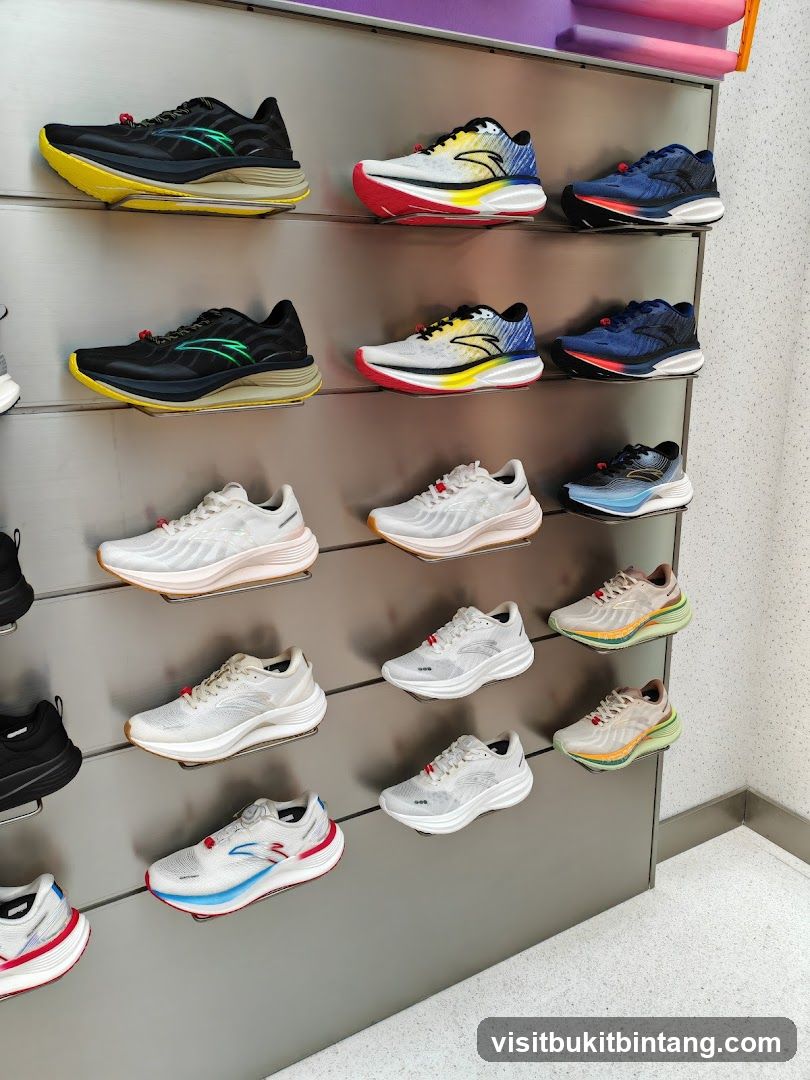 Athletic Shoes Display
