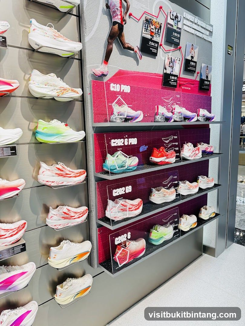 Running Shoe Display