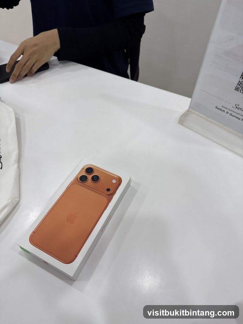 iPhone Box on Counter